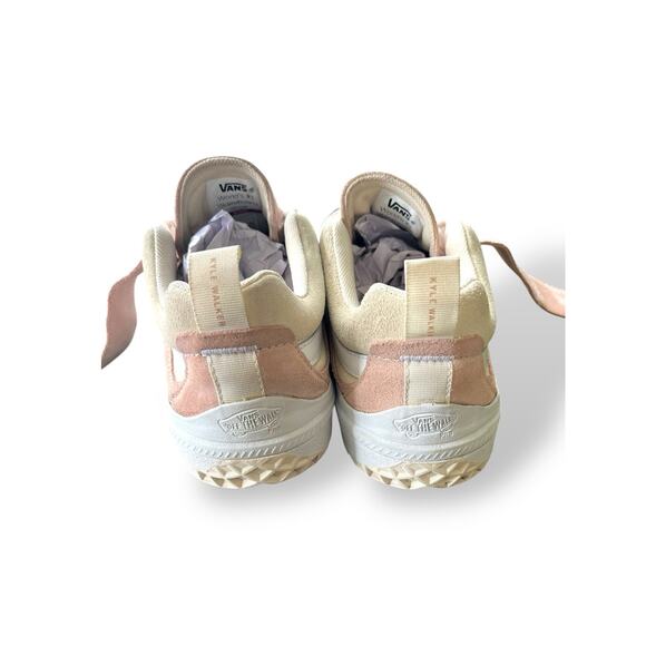 Men Sz 9.5 Vans Kyle Pro 2 Rose Pink Antique Vanilla White Suede Skate Shoes - Picture 5 of 10